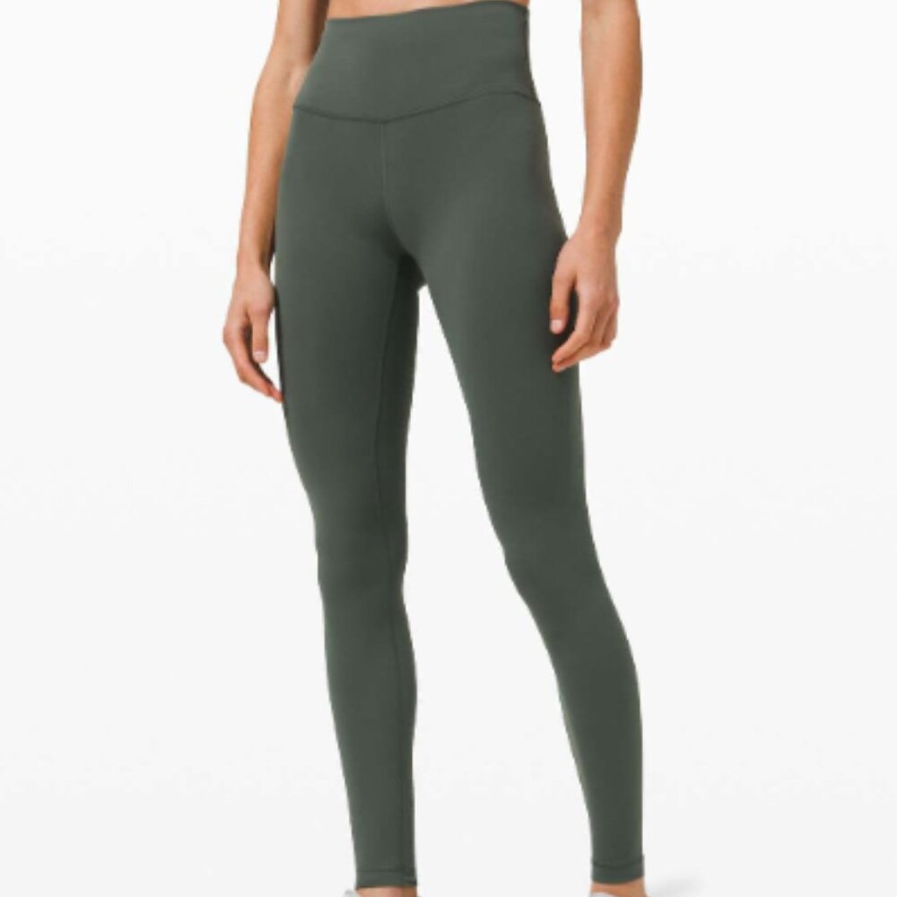LULULEMON SMOKED SPUCE HIGH RISE YOGA PANT Size 4